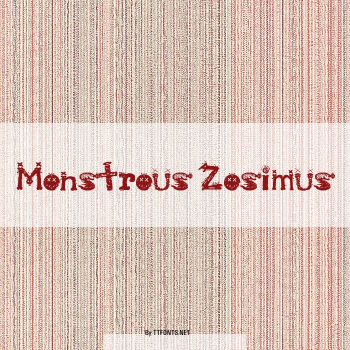 Monstrous Zosimus example